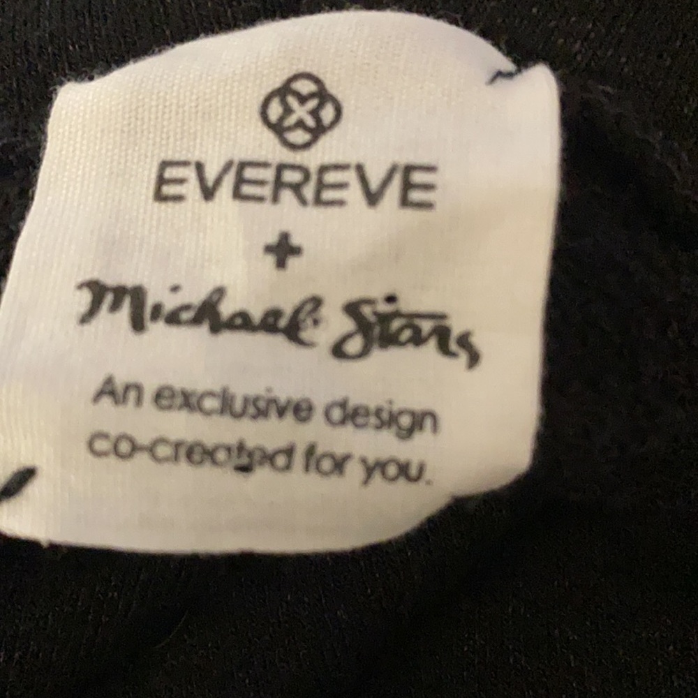 EVEREVE + Michael Stars from Neiman’s black jersey dress w/ hoodie. Made in USA - Picture 11 of 15